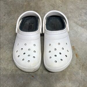 Adult Fleece Lined Crocs Womens 10/Mens 9